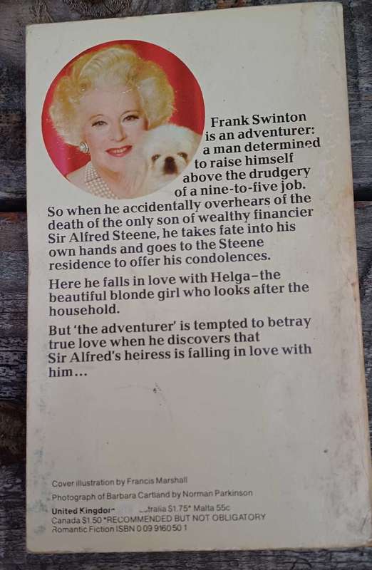 The adventurer by Barbara Cartland