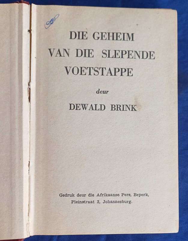 Die geheim van die slepende voetstappe deur Anton Gewers