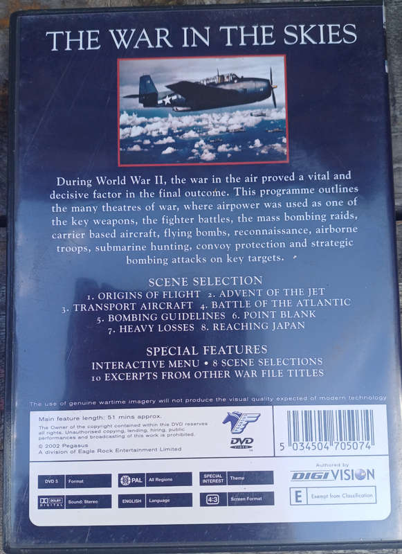 The war in the skies dvd