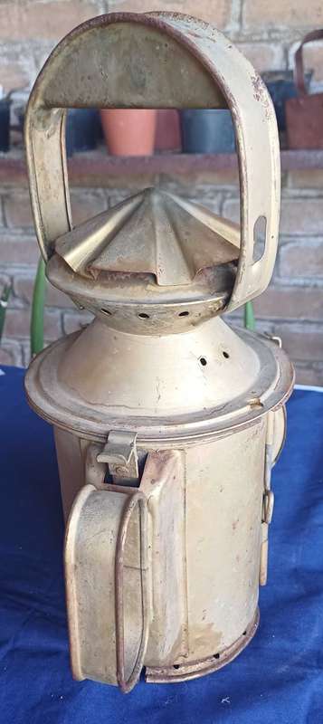 Vintage railway lamp