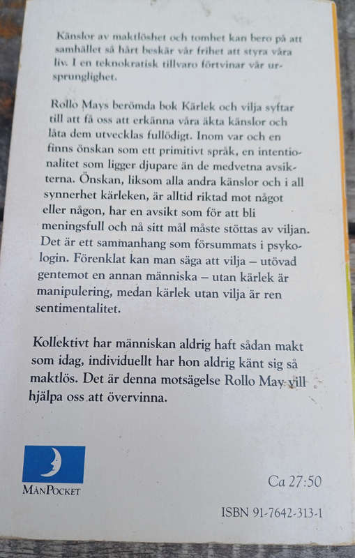 Rollo May Karlek Och Vilja
