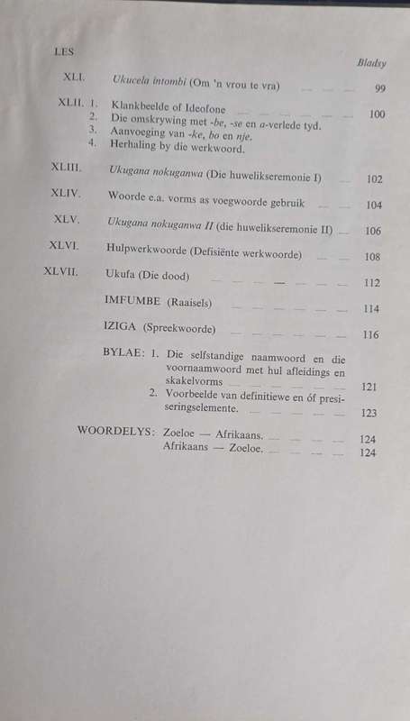Zoeloe-leerboek