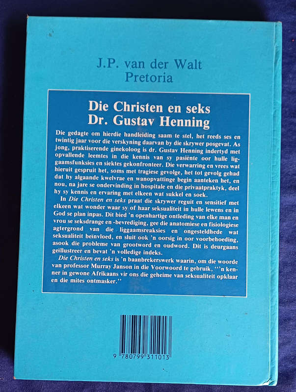 Die christen en seks deur dr Gustav Henning