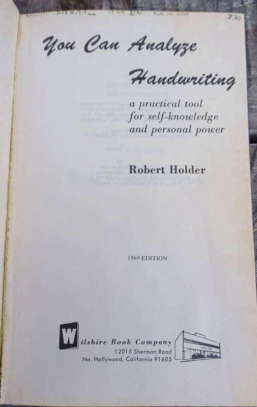 You can analyze handwriting by R Holder