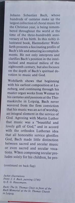 Johann Sebastian Bach by Hannsdieter Wohlfarth