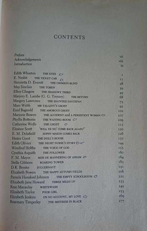 The virago book of ghost stories edited by Richard Dalby