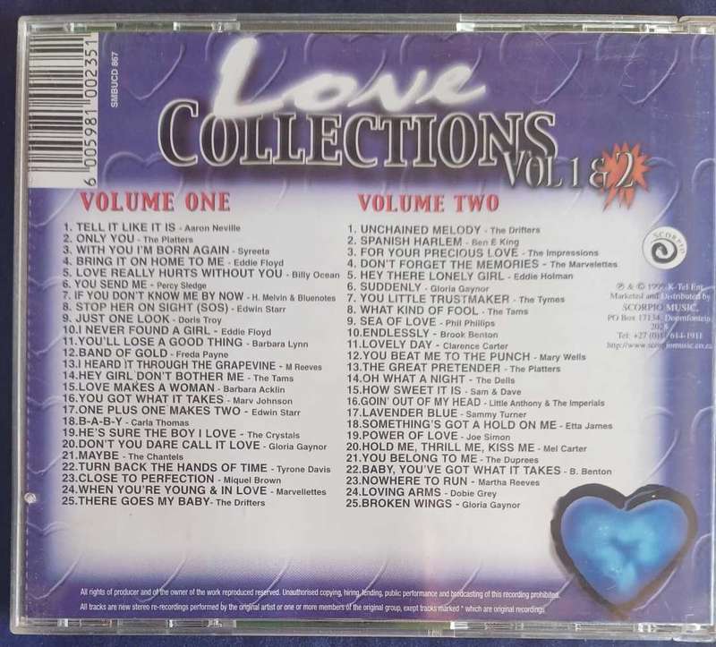 Love collections vol 1 & 2 cd