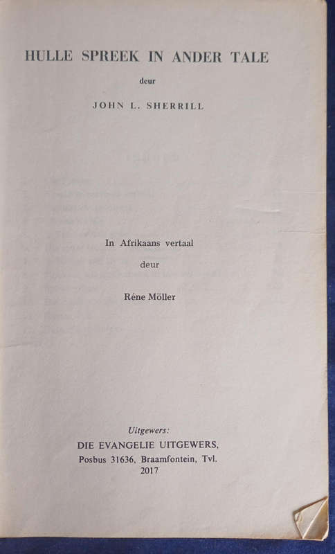 Hulle spreek in ander tale deur John L Sherrill