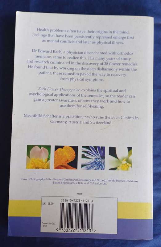3 x Bach flower books