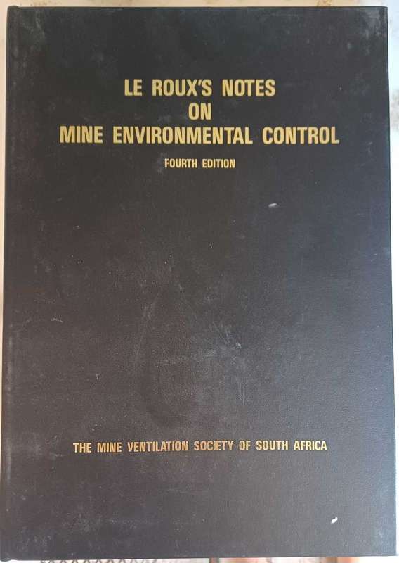 Le Roux's notes on mine environmental control