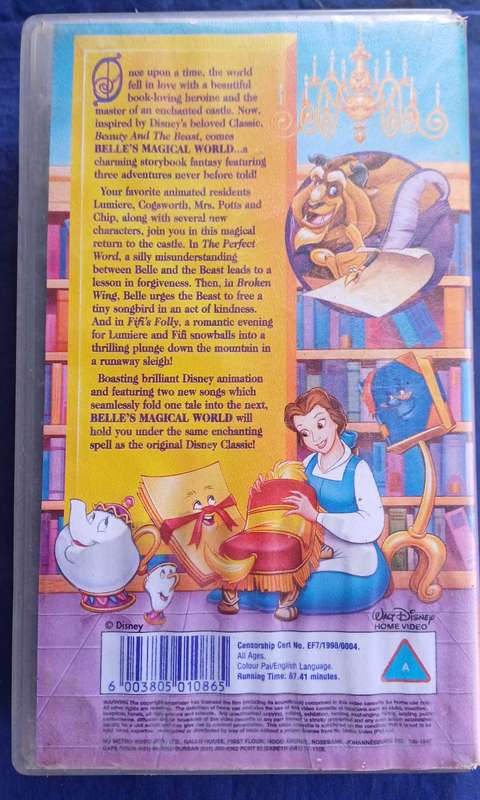 Belle's magical world vhs
