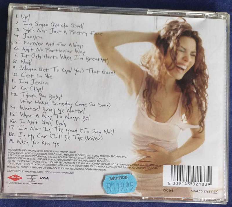 Shania Twain - Up (International version) 2cd