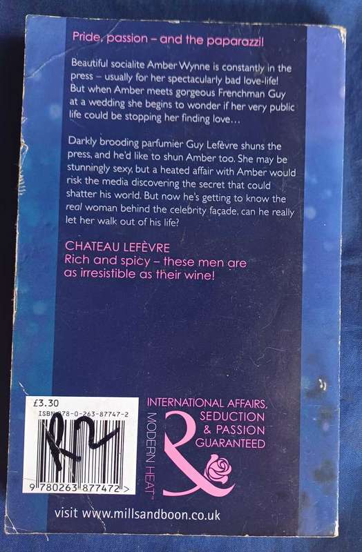 Champagne with a celebrity by Kate Hardy (Mills & Boon)