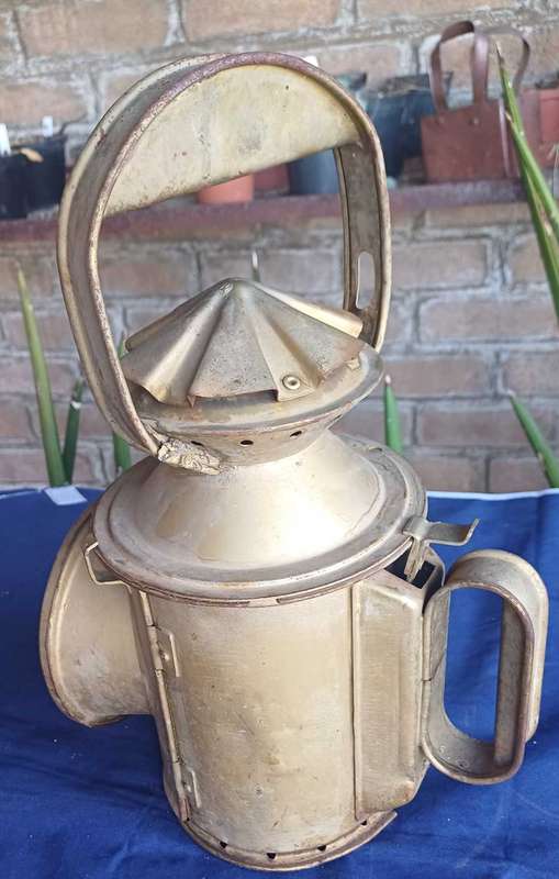 Vintage railway lamp