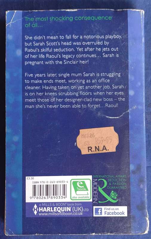 The secret Sinclair by Cathy Williams (Mills & Boon)