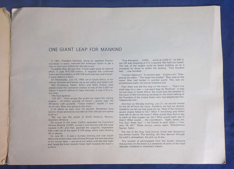 Man on the moon ( The Star special supplement/booklet)