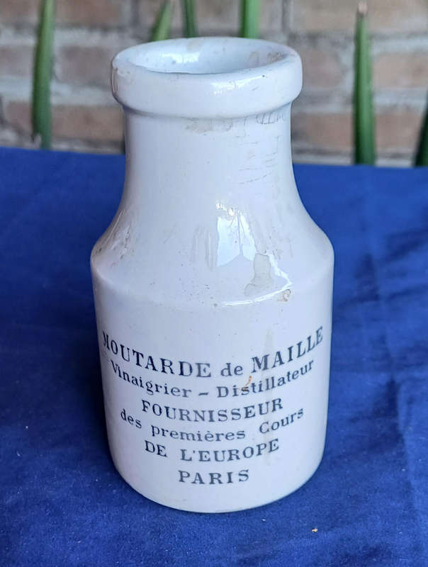 Vintage Moutarde de Maille jar