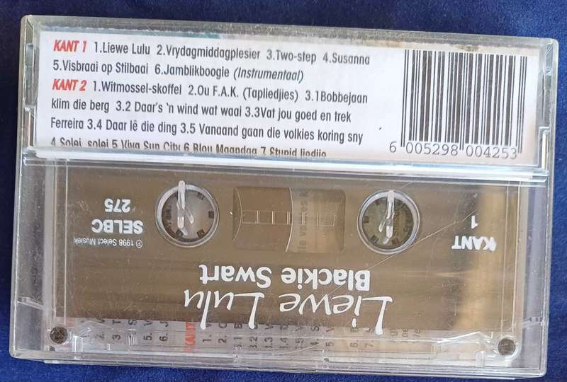 Blackie Swart - Liewe Lulu tape
