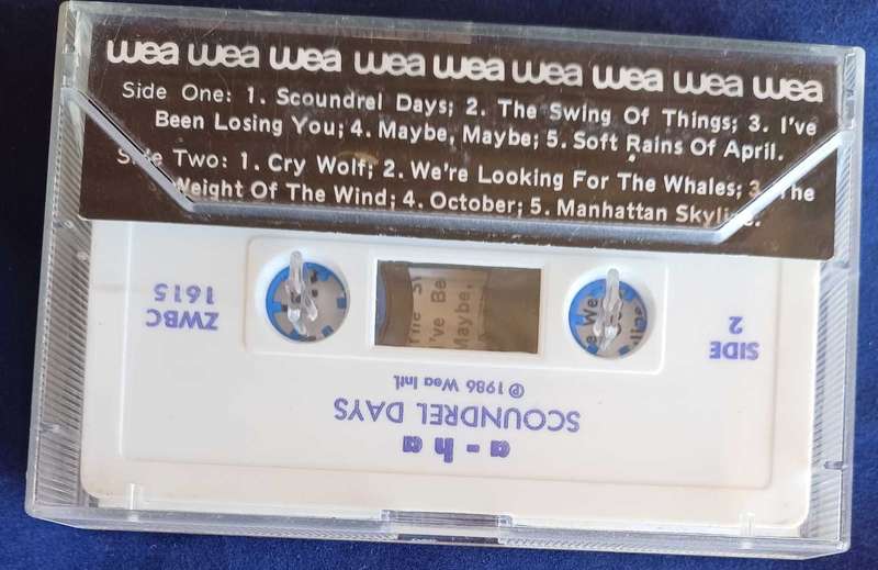 A-ha - Scoundrel days tape