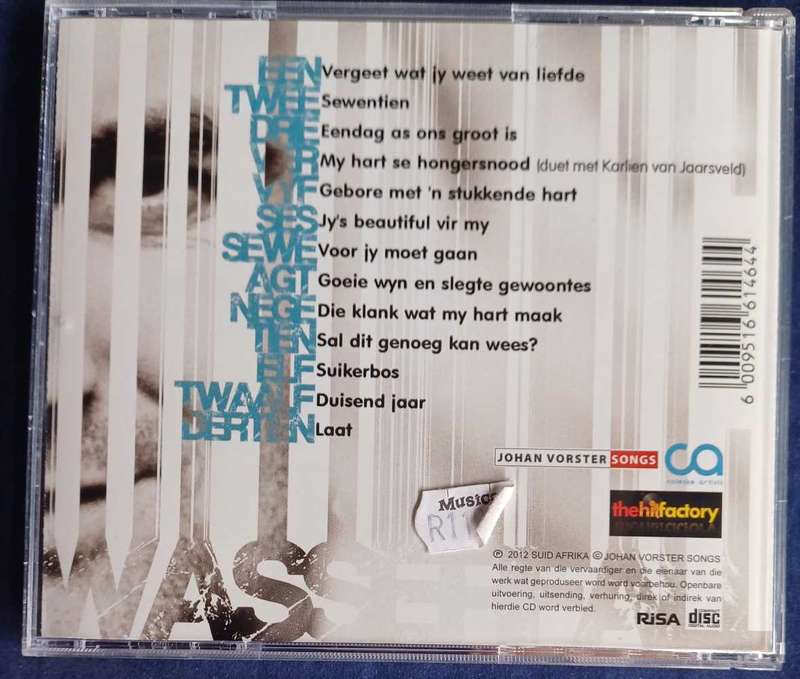 Dewald Wasserfall - Vergeet wat jy weet van liefde cd