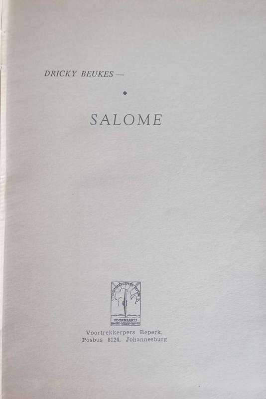 Salome deur Dricky Beukes