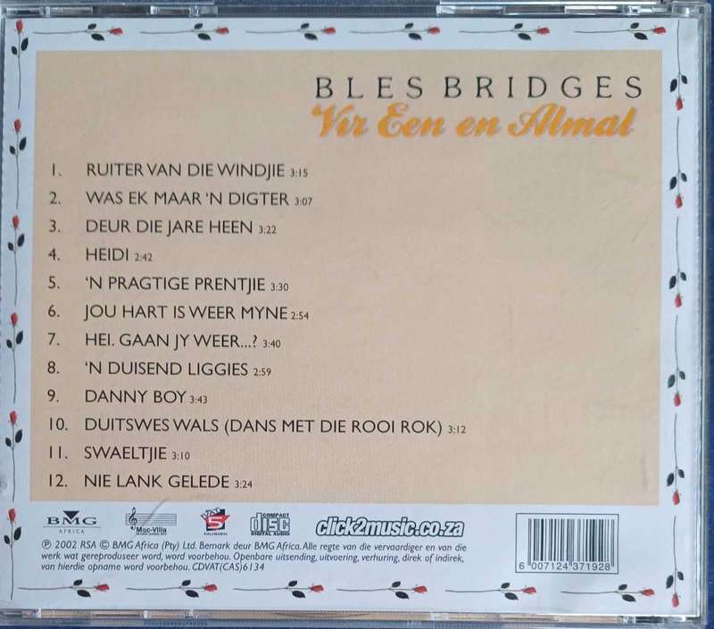 Bles Bridges - Vir een en almal cd