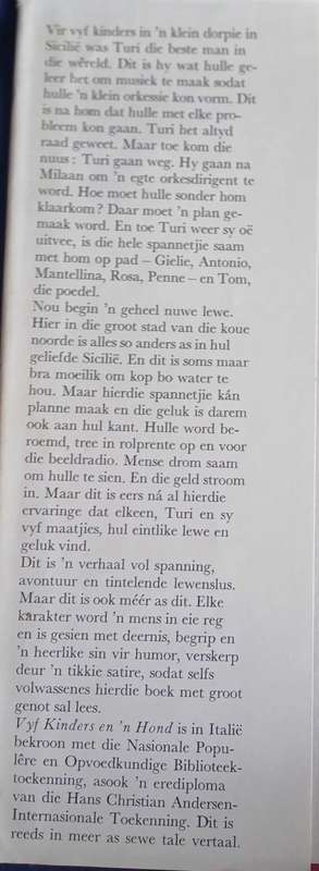 Vyf kinders en 'n hond deur Renee Reggiani
