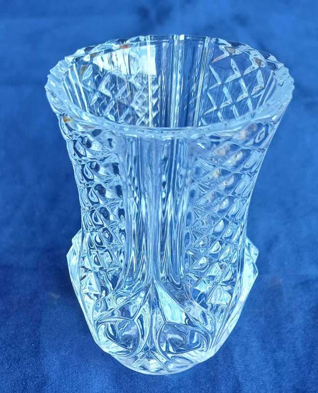 Vintage mini glass vase