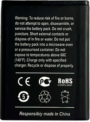 Replacement Li-ion Polymer Battery For STYLO VIVA - 1400mAh - 3.7V