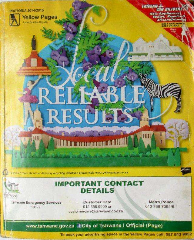 Books: Telephone directories - Pretoria - Telkom - 2014