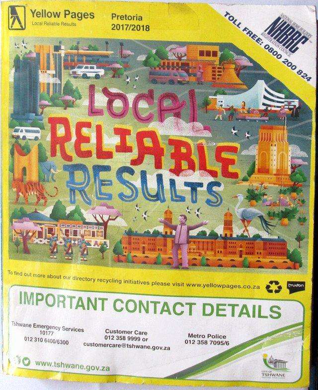 Books: Telephone directories - Pretoria - Telkom - 2017