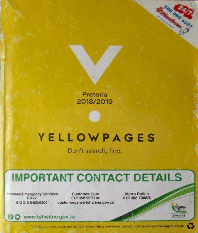 Books: Telephone directories - Pretoria - Telkom - 2018