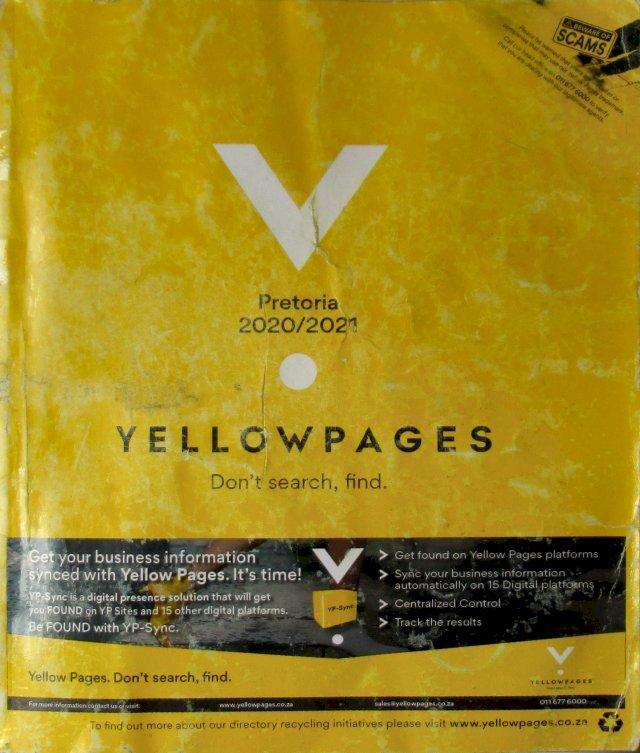 Books: Telephone directories - Pretoria - Yep!   - 2020