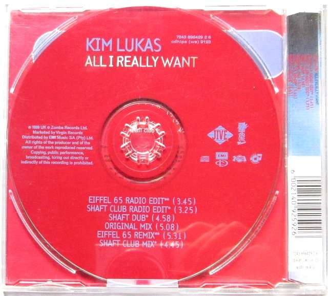 Kim Lukas - All I really want