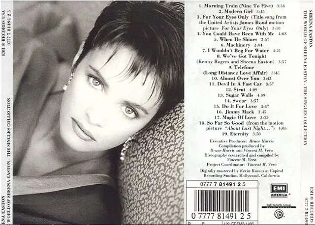 Sheena_Easton - World of Sheena Easton (Singles Collection) CD import.