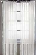 Curtains - White, voile, sheer, long drop, 270x250 cm