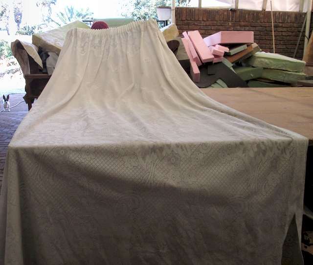 Curtains - White, voile, sheer, long drop, 270x250 cm