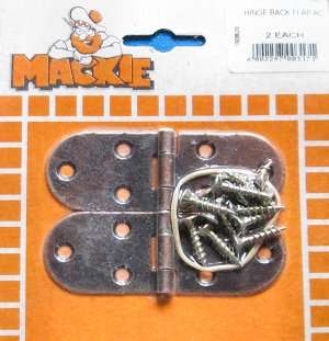 Hinges and latches - Back flap - lumbar - edges - round