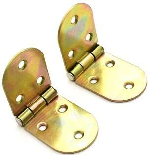 Hinges and latches - Back flap - lumbar - edges - round