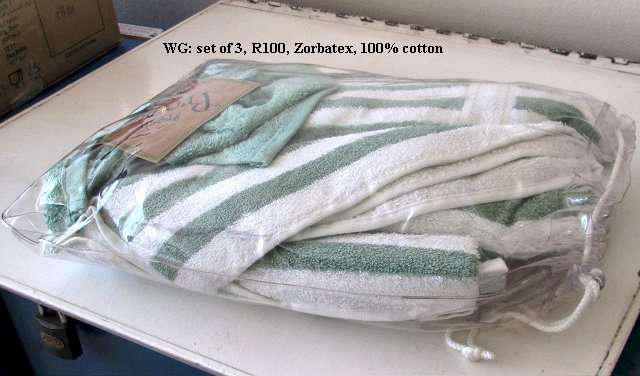 Towels: set of 3 items