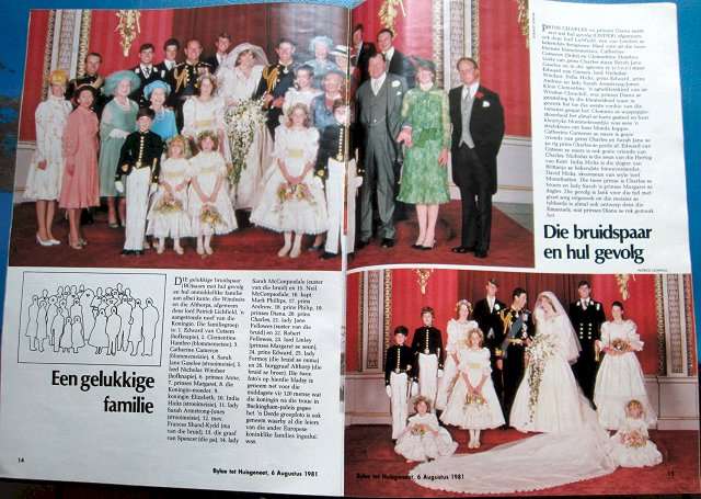 Magazines - Huisgenoot - 1981-08-06 (Inset / bylaag) (Princess Diana) + several