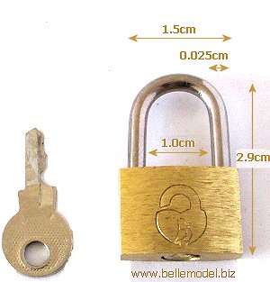 Padlocks - small - 10mm