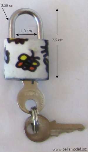 Padlocks - small - 10mm - ceramic casing - Holy - W13120 - Maxima securidad