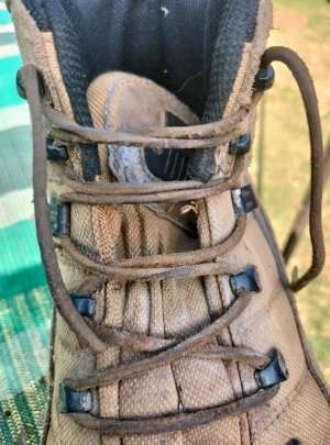 Leather shoe laces - 100cm