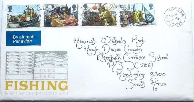 First day cover - Fishing - United Kingdom - 1981-??-23 - Post office