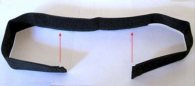 Velcro straps - wrap at ends - industrial