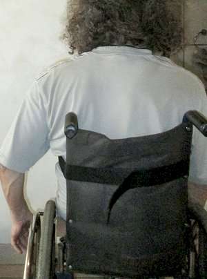 Velcro straps for wheelchairs - wrap around