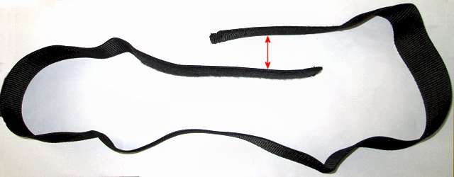 Velcro straps for wheelchairs - wrap around