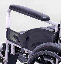Wheelchair armrests - Molded polyurethane ABS 32.5 cm