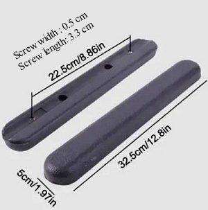 Wheelchair armrests - Molded polyurethane ABS 32.5 cm